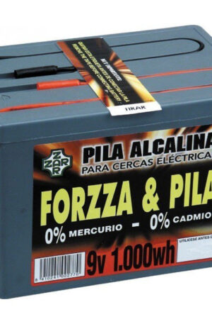 Pila Forzza alcalina 9V 1000WH  ZAR