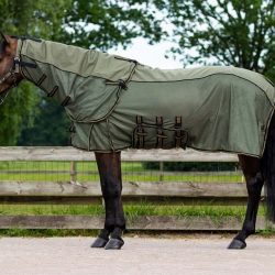 QHP ANTI-FLY RUG COMBO WITH NECK SAFARI 195