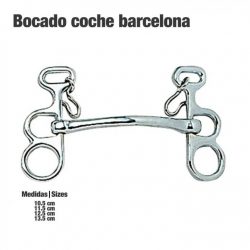 BOCADO COCHE BARCELONA CROMADO 13.5CM