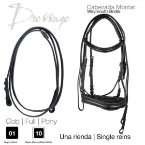 CABEZADA MONTAR DOMA S-112 FULL NEGRO