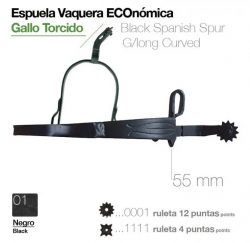 ESPUELA VAQUERA ECO. GALLO TORCIDO 12 PUNTAS