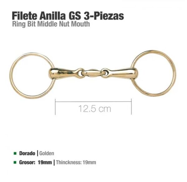 FILETE ANILLA GS 3 PIEZAS D37615G 12.5CM