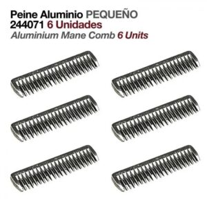 PEINE ALUMINIO PEQUEÑO 244071 6UND.