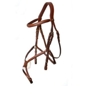 BR BRIDLE GRATHAM ANOTOM MEX NB/STRAIGHT LINED BRB TABACCO FULL