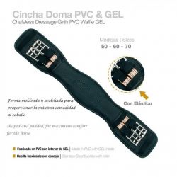 CINCHA DOMA PVC & GEL 4107855R-20K  70CM