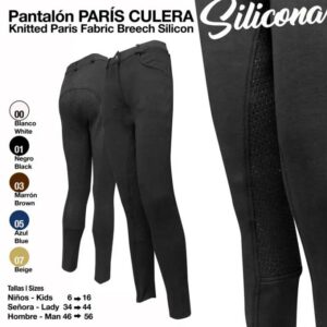 PANTALON PARIS CULERA SILICONA AZUL SEÑORA T34