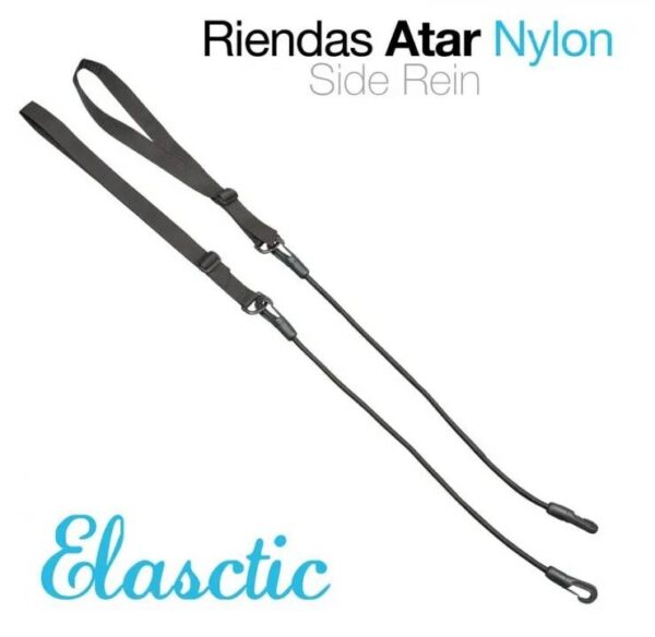 RIENDAS ATAR NYLON ELASTICO 1743 NEGRO