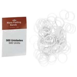 Gomas para crines de silicona ZALDI 500 uds