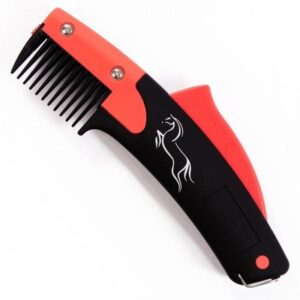 MANE COMB SOLOCOMB MK III RED BLACK