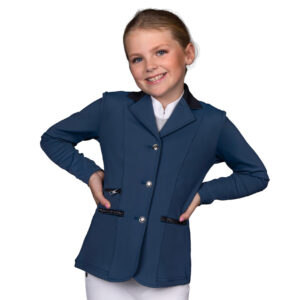 COMPETITION JACKET JULIET JUNIOR PETROL BLUE