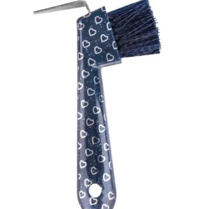 HOOF PICK BRUSH LUCKY NIGHT BLUE