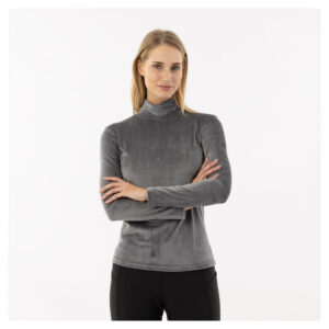 BR VELVET PULLOVER FAYAH LADIES VEVLET RIB