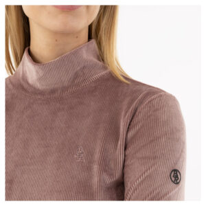 BR VELVET PULLOVER FAYAH LADIES VEVLET RIB