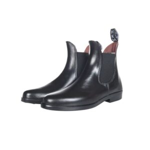 BOTINES DE GOMA JODHPUR SOFT CON APLIQUES ELAST. - NEGRO