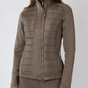 EMMA QUILT BODY JACKET - MUD