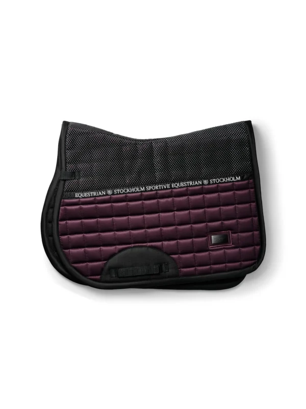 JUMP SADDLE PAD SPORTIVE BLACK RAVEN - EQUESTRIAN STOCKHOLM