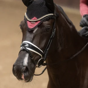 EAR BONNET SOFT ROUGE - EQUESTRIAN STOCKHOLM