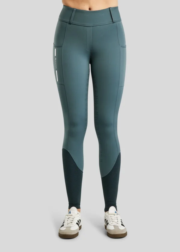 MOSTAR TIGHTS W. MESH AND FOIL LOGO STRIPE - DARK SLATE - Imagen 4