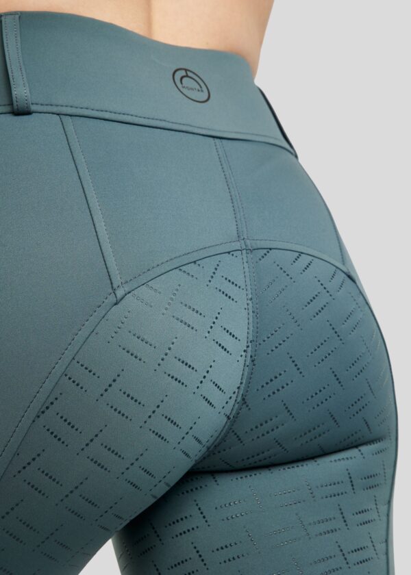 MOSTAR TIGHTS W. MESH AND FOIL LOGO STRIPE - DARK SLATE - Imagen 5