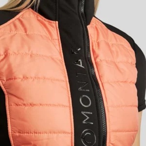 MOMARTHA CONTRAST HYBRID BODYWARMER - WATERMELON