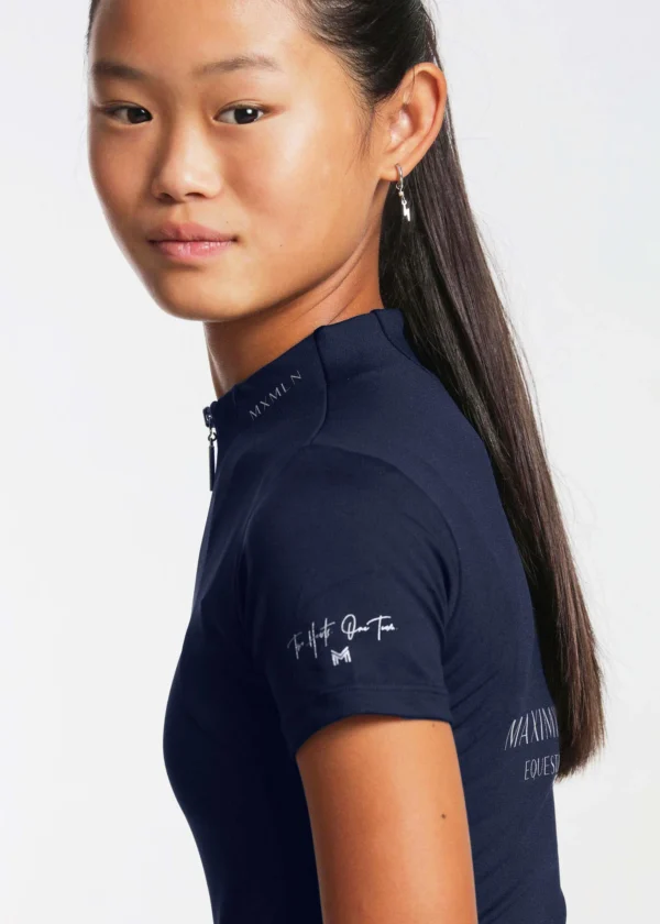 YR SHORT SLEEVE BASE LAYER - NAVY - Imagen 4