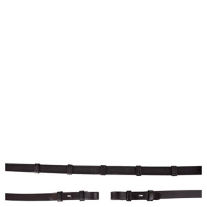 BR WEB GRIPREIN LINEN NON-SKID 19MM BLIND CLOSURE BLACK/SILVER