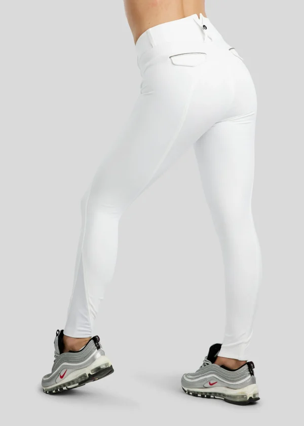 MOGLORIA CAVIAR TAPE BREECHES WHITE