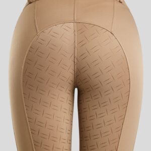 MOSTAR TIGHTS W. MESH AND FOIL LOGO - STRIPE LATTE