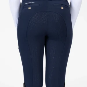 YR TECH RIDING LEGGINGS FULL GRIP - NAVY