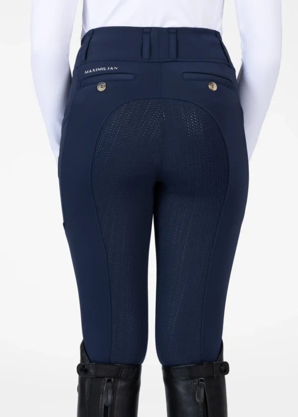 YR TECH RIDING LEGGINGS FULL GRIP - NAVY - Imagen 2
