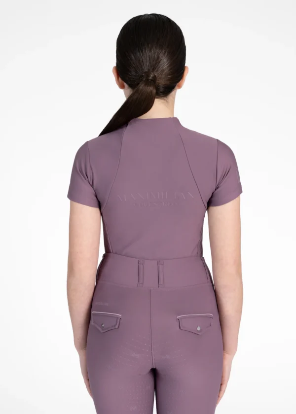 YR SHORT SLEEVE BASE LAYER - PLUM - Imagen 2