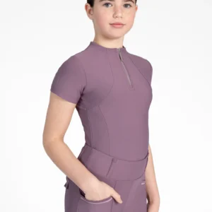 YR SHORT SLEEVE BASE LAYER - PLUM