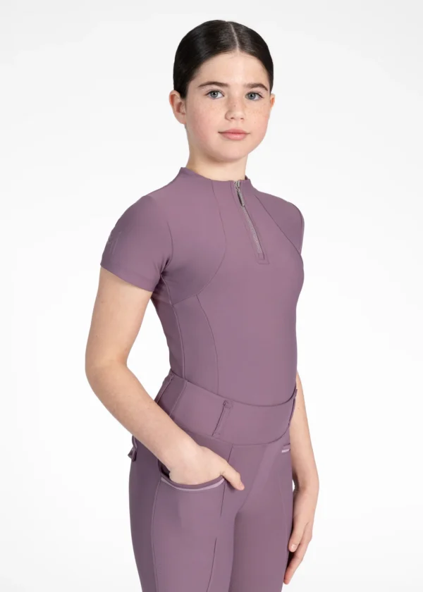 YR SHORT SLEEVE BASE LAYER - PLUM