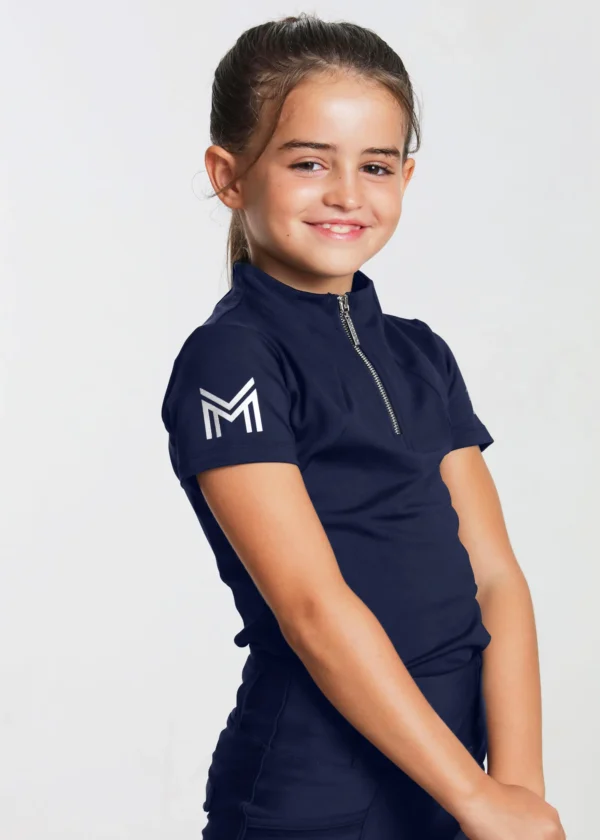 YR SHORT SLEEVE BASE LAYER - NAVY - Imagen 2
