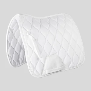 FLOW CRYSTAL DRESSAGE SADDLEPAD - WHITE