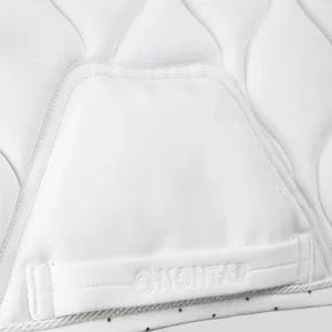 FLOW CRYSTAL DRESSAGE SADDLEPAD - WHITE