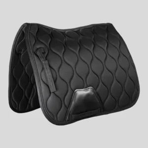 FLOW CRYSTAL DRESSAGE SADDLEPAD - BLACK