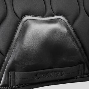 FLOW CRYSTAL DRESSAGE SADDLEPAD - BLACK
