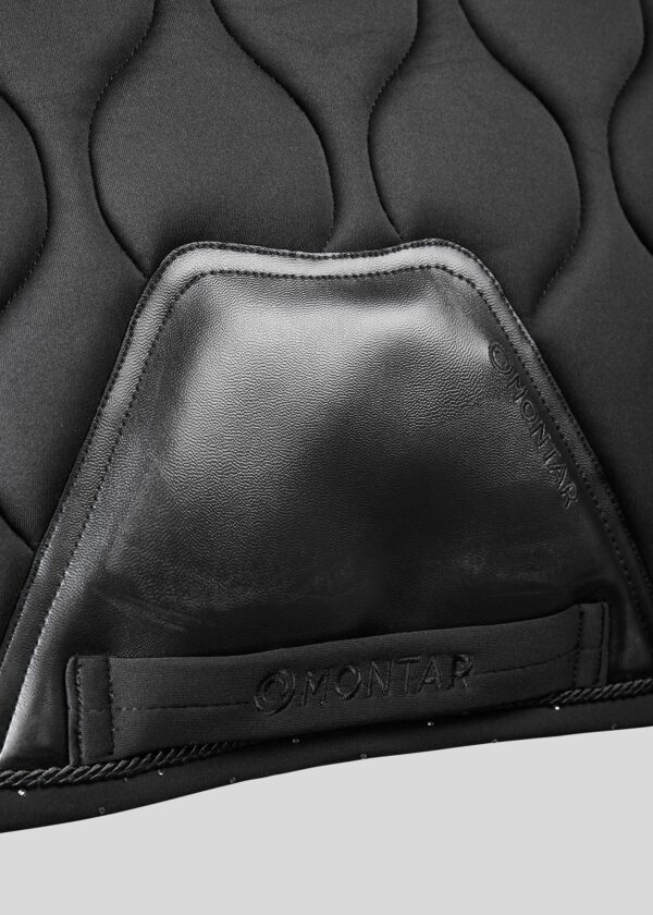 FLOW CRYSTAL DRESSAGE SADDLEPAD - BLACK - Imagen 2