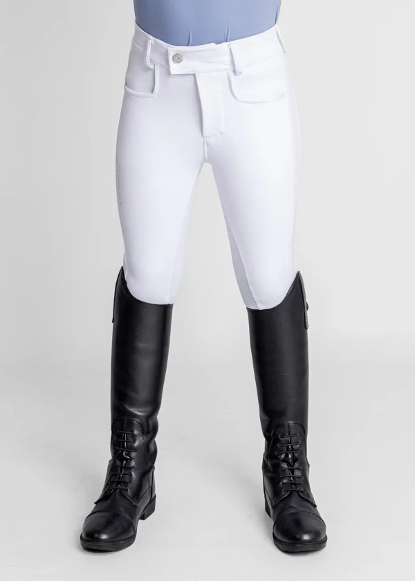 YR REFLECTION BREECHES FULL GRIP - WHITE - Imagen 4