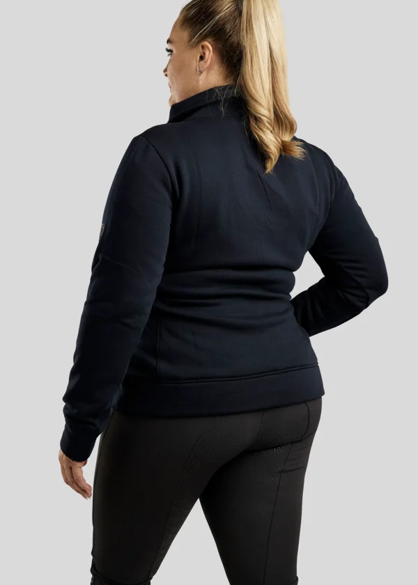 NAJA DARK NAVY SIDE NECKZIPPER ROSEGOLD CRYSTALS CURVE - Imagen 4