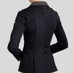 MOKATELY COMPETITION JACKET WITH PINTUCKS BLACK