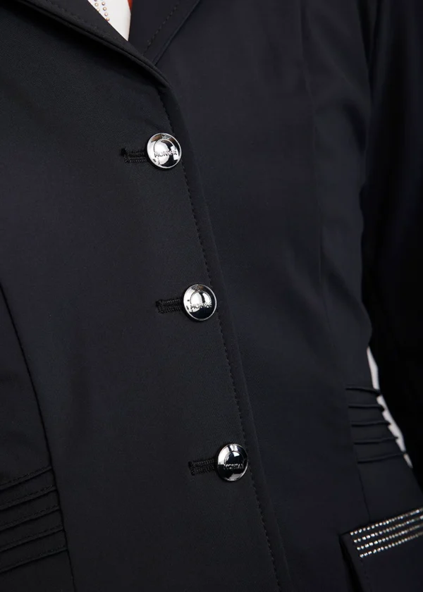 MOKATELY COMPETITION JACKET WITH PINTUCKS BLACK - Imagen 4