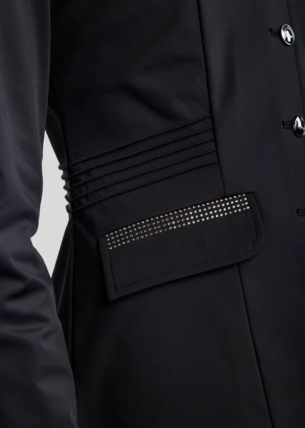 MOKATELY COMPETITION JACKET WITH PINTUCKS BLACK - Imagen 5