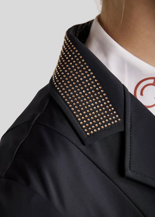 MOKATRINA COMPETITION JACKET WITH ROSEGOLD DECO BLACK - Imagen 2