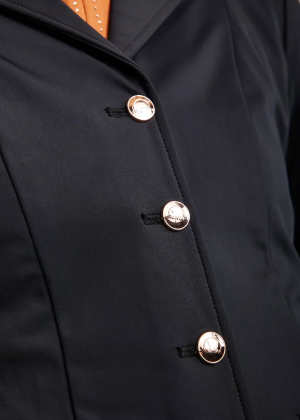 MOKATRINA COMPETITION JACKET WITH ROSEGOLD DECO BLACK - Imagen 4