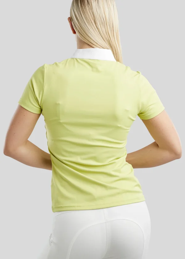 MOVIOLET GUN METAL CRYSTAL COMPETITION SHIRT - CREAMY LIME - Imagen 4