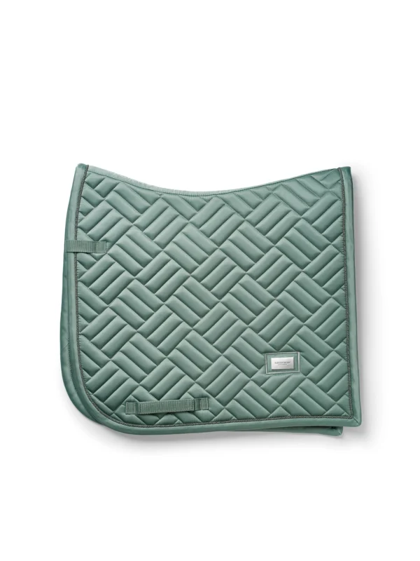 DRESSAGE SADDLE PAD MODERN MINT GREEN FULL - EQUESTRIAN STOCKHOLM