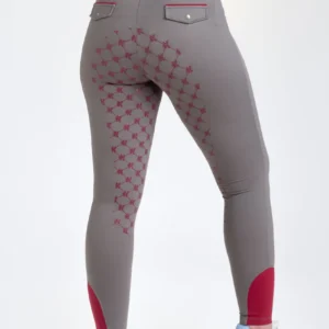 BREEGGING GREY-BURGUNDY