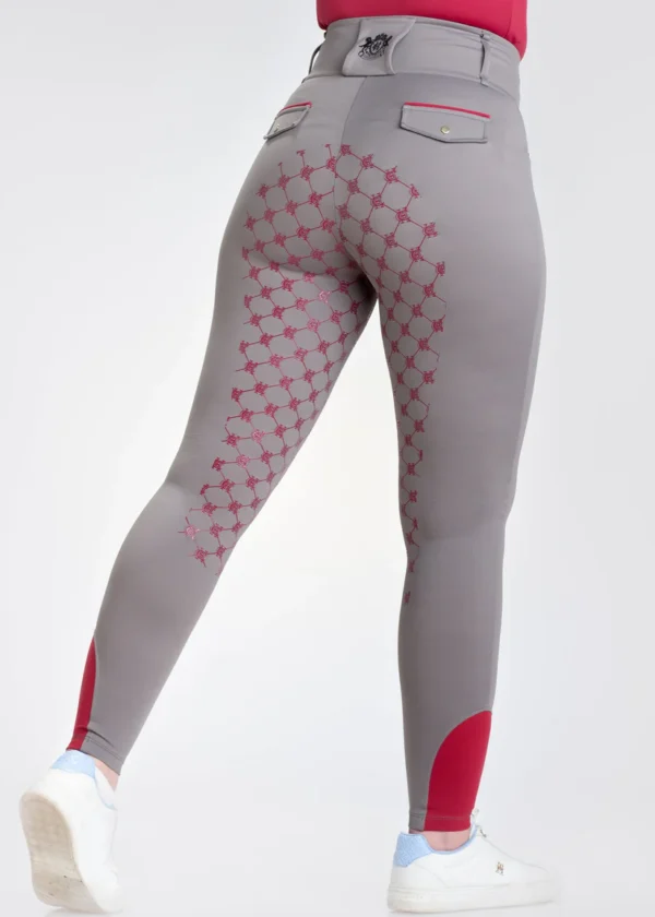BREEGGING GREY-BURGUNDY - Imagen 3